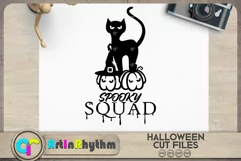 Halloween funny shirt SVG / Spooky squad SVG Product Image 2