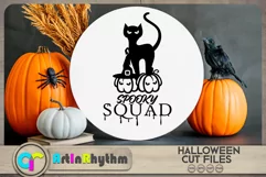 Halloween funny shirt SVG / Spooky squad SVG Product Image 1