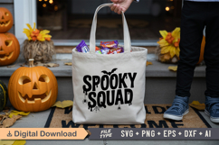 Spooky Squad SVG File | Spooky Halloween SVG Product Image 4