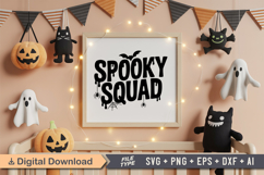 Spooky Squad SVG File | Spooky Halloween SVG Product Image 5