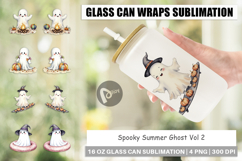 Glass Can Spooky Summer Ghosts Product Image 1