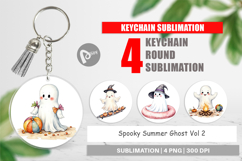 Keychain Spooky Summer Ghosts Product Image 1