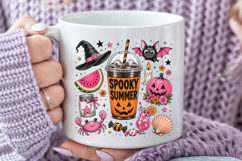 Spooky Summerween Coffee Sublimation PNG Product Image 4