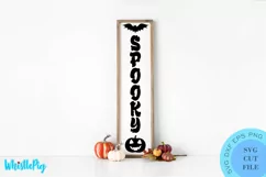 Spooky Svg Welcome Halloween Porch Sign Svg Halloween Svg Product Image 1