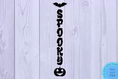 Spooky Svg Welcome Halloween Porch Sign Svg Halloween Svg Product Image 2