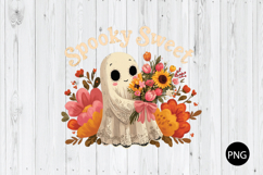 Spooky Sweet PNG, Spooky Halloween PNG, Halloween Quote PNG Product Image 1