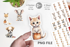 Spooky Sweet Critters Sticker Product Image 1