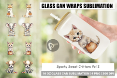 Glass Can Spooky Sweet Critters Product Image 1