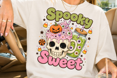 Spooky Sweet Halloween Coffee PNG Design Product Image 2