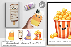 Digital Paper Spooky Sweet Treats Product Image 1