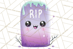 Haunted Bake Shop Delights Clipart PNG Cute Kawaii Pastels Product Image 2
