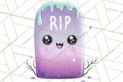 Haunted Bake Shop Delights Clipart PNG Cute Kawaii Pastels Product Image 2