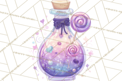 Haunted Bake Shop Delights Clipart PNG Cute Kawaii Pastels Product Image 4