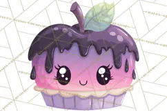 Haunted Bake Shop Delights Clipart PNG Cute Kawaii Pastels Product Image 5