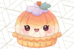 Haunted Bake Shop Delights Clipart PNG Cute Kawaii Pastels Product Image 4