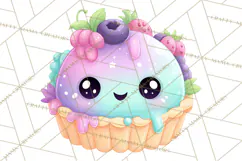 Haunted Bake Shop Delights Clipart PNG Cute Kawaii Pastels Product Image 2