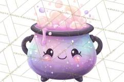 Haunted Bake Shop Delights Clipart PNG Cute Kawaii Pastels Product Image 3