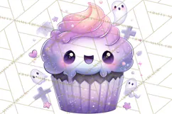 Haunted Bake Shop Delights Clipart PNG Cute Kawaii Pastels Product Image 2