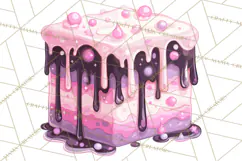Haunted Bake Shop Delights Clipart PNG Cute Kawaii Pastels Product Image 2