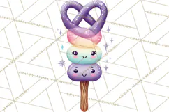 Haunted Bake Shop Delights Clipart PNG Cute Kawaii Pastels Product Image 2