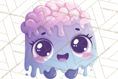 Haunted Bake Shop Delights Clipart PNG Cute Kawaii Pastels Product Image 3