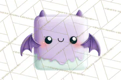 Haunted Bake Shop Delights Clipart PNG Cute Kawaii Pastels Product Image 4