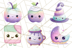 Haunted Bake Shop Delights Clipart PNG Cute Kawaii Pastels Product Image 2
