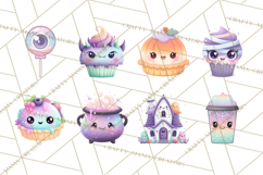 Haunted Bake Shop Delights Clipart PNG Cute Kawaii Pastels Product Image 5