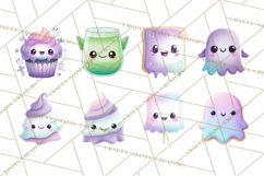 Haunted Bake Shop Delights Clipart PNG Cute Kawaii Pastels Product Image 6