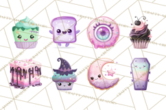 Haunted Bake Shop Delights Clipart PNG Cute Kawaii Pastels Product Image 7