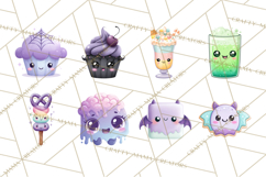 Haunted Bake Shop Delights Clipart PNG Cute Kawaii Pastels Product Image 8
