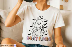 Spooky Teacher Halloween SVG PNG T-shirt Design Product Image 2