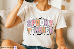 Spooky Teacher SVG, Halloween Teacher Shirt Design Product Image 3