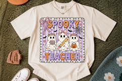 Spooky Teacher Ghost PNG, Halloween Sublimation Product Image 2