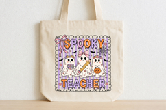 Spooky Teacher Ghost PNG, Halloween Sublimation Product Image 4