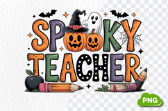 Spooky Teacher PNG | Halloween Sublimation | Halloween PNG Product Image 2