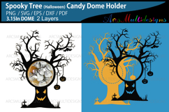 Spooky Halloween Tree Candy Dome Holder Product Image 1