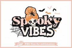 Spooky Vibe PNG | Halloween Shirt Sublimation Product Image 1