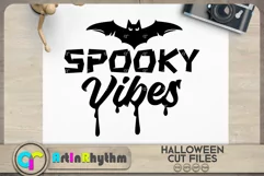 Halloween Shirt SVG / Spooky vibes SVG Product Image 2
