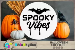 Halloween Shirt SVG / Spooky vibes SVG Product Image 1