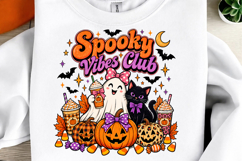 Spooky Vibes Club Halloween PNG Product Image 1