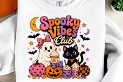Spooky Vibes Club Halloween PNG Product Image 1