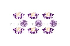 spooky vibes coffee mug sublimation wrap glass mug wrap svg presized for 11oz and 15oz glass mug are sublimation files