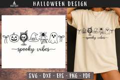 Spooky Vibes Halloween SVG design