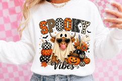 Spooky Vibes Highland Cow PNG Product Image 3