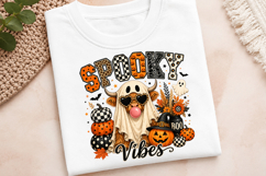 Spooky Vibes Highland Cow PNG Product Image 4