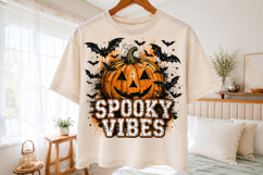Spooky Vibes Png,Halloween Bats Brushstroke Png Product Image 2