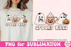 Spooky vibes png, glitter halloween png Product Image 1