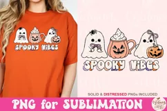 Spooky vibes png, glitter halloween png Product Image 3