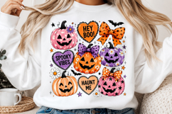 Spooky Vibes PNG, Retro Halloween Pumpkin Design Product Image 2